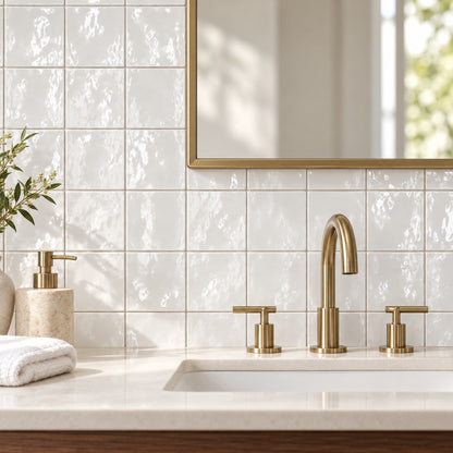 Luma | 4"x4" Ceramic Handmade Look Wall Tile