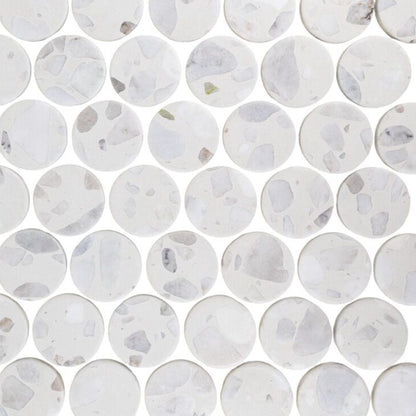 Terrazzo Living | 2" Penny Terrazzo Mosaic Floor & Wall Tile
