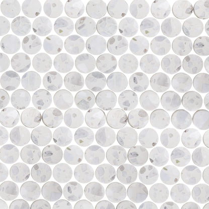 Terrazzo Living | 2" Penny Terrazzo Mosaic Floor & Wall Tile
