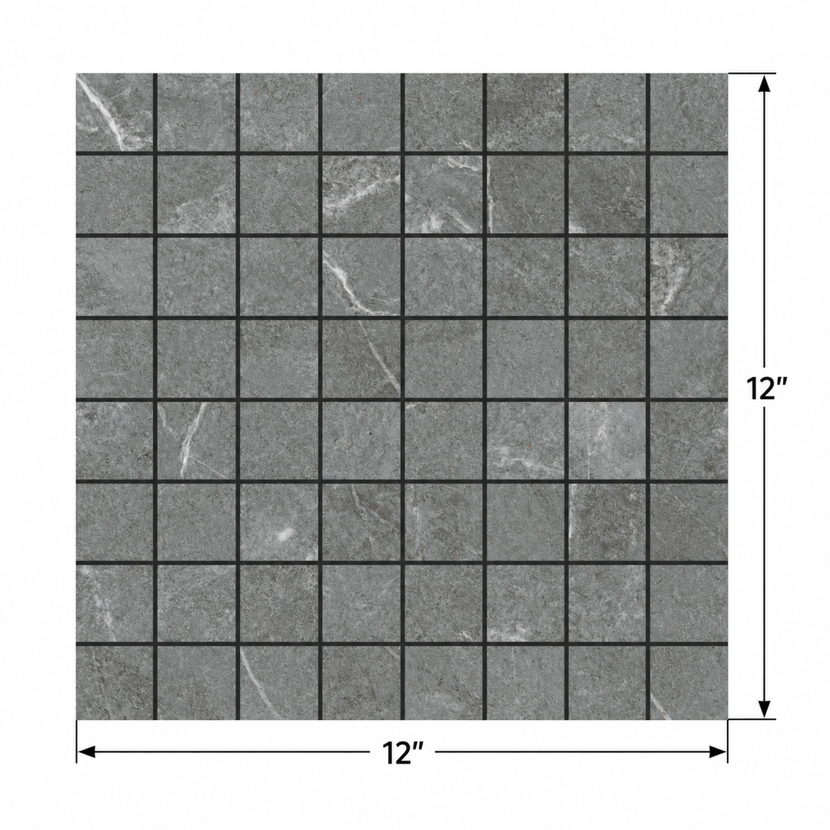 Nature | 1.4"x1.4" Porcelain Stone Look Mosaic Tile