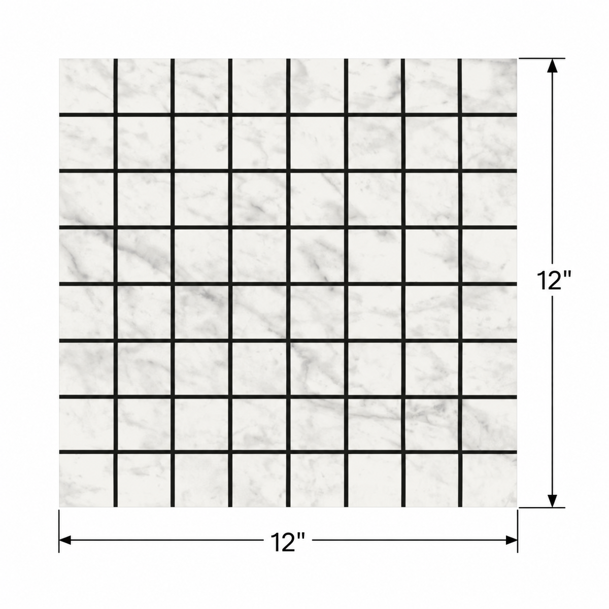 Nature | 1.4"x1.4" Porcelain Stone Look Mosaic Tile
