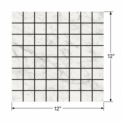 Nature | 1.4"x1.4" Porcelain Stone Look Mosaic Tile