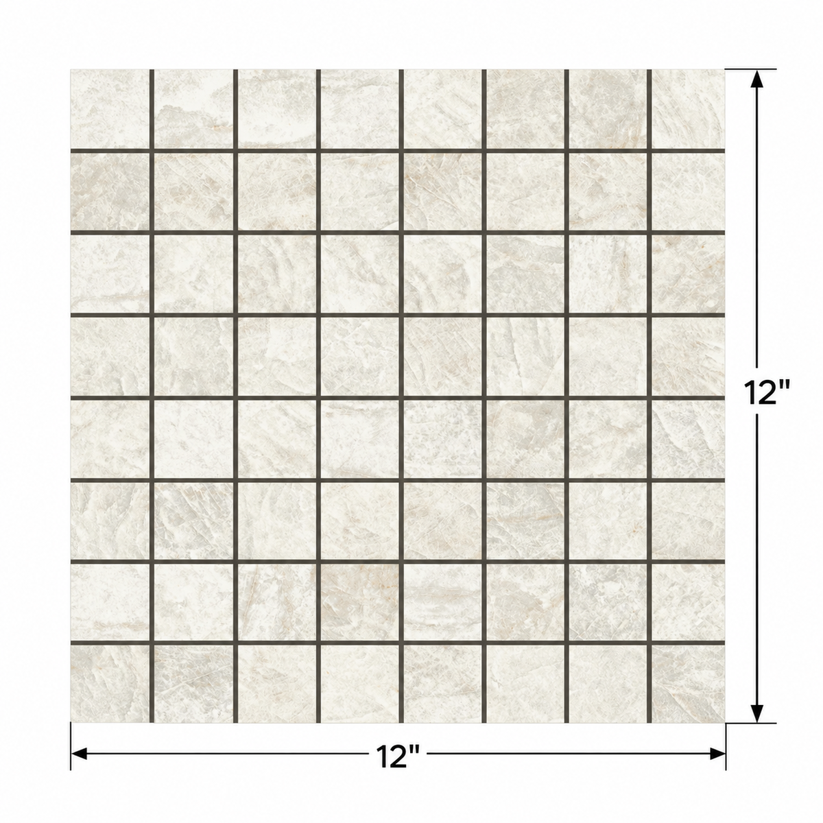 Nature | 1.4"x1.4" Porcelain Stone Look Mosaic Tile