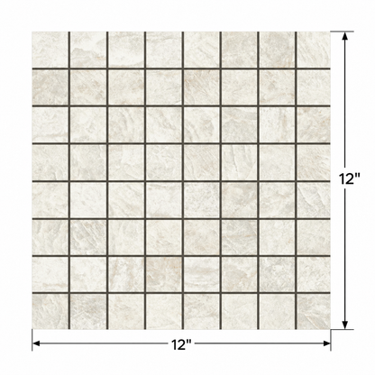 Nature | 1.4"x1.4" Porcelain Stone Look Mosaic Tile