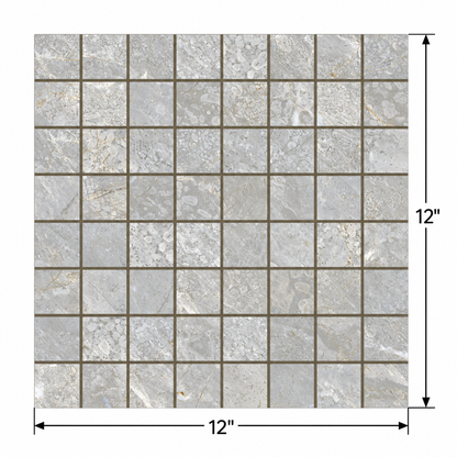 Nature | 1.4"x1.4" Porcelain Stone Look Mosaic Tile