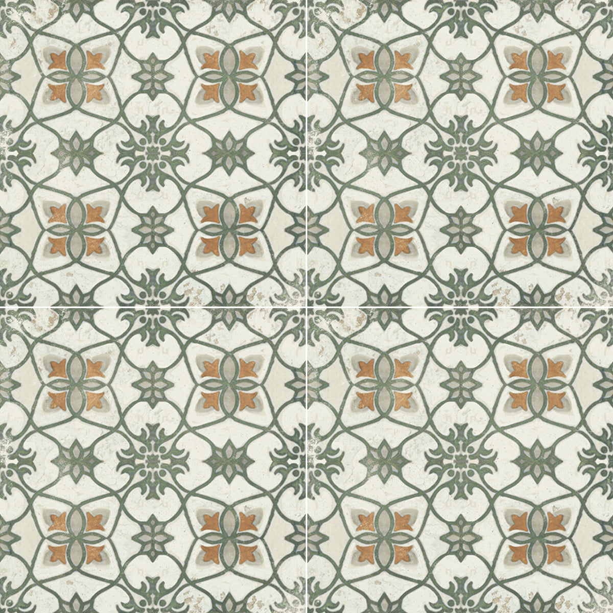 Excella | 8"x8" Porcelain Decorative Floor & Wall Tile