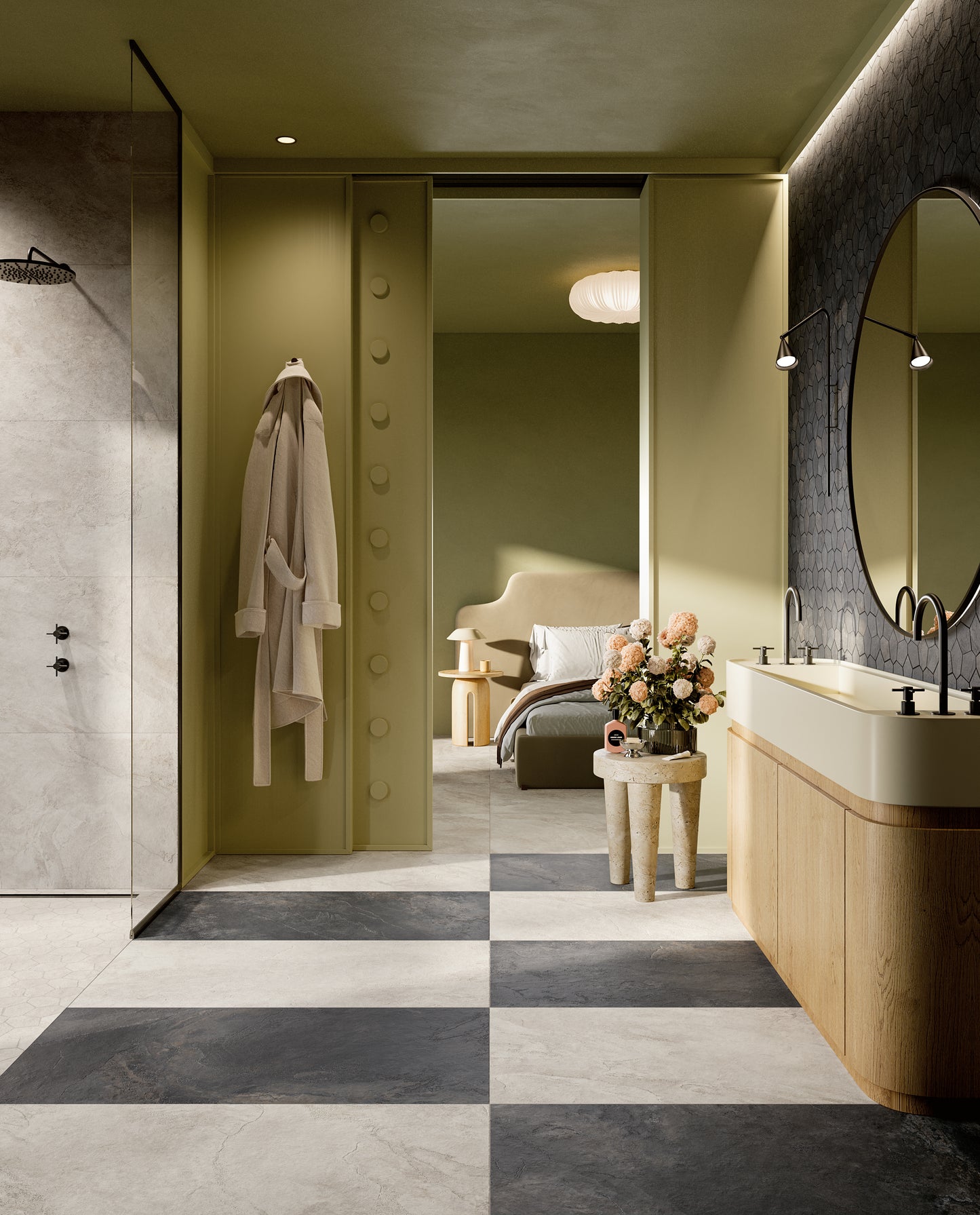 Bergen | 24"x48" Stone Look Floor & Wall Tile
