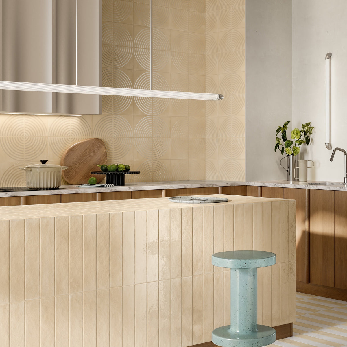 Auralis | 8"x8" Porcelain Deco Floor & Wall Tile