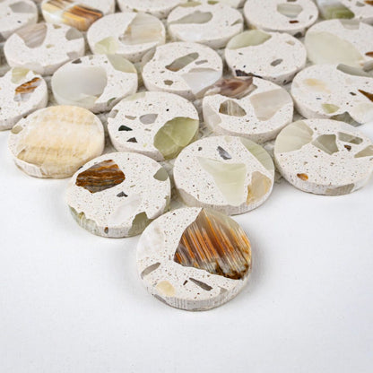 Terrazzo Living | 2" Penny Terrazzo Mosaic Floor & Wall Tile