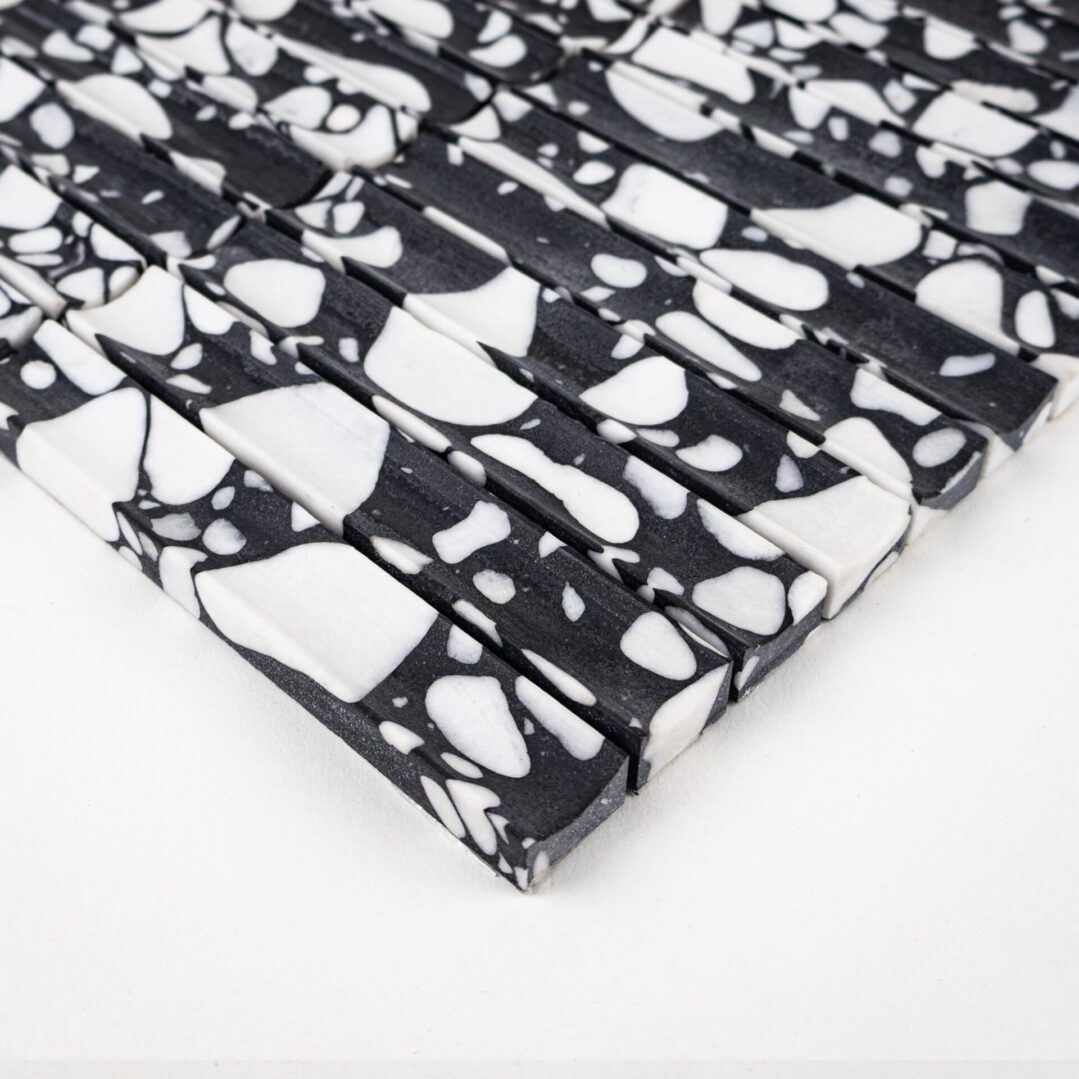 Terrazzo Living | 1"x6" Terrazzo Mosaic Wall Tile
