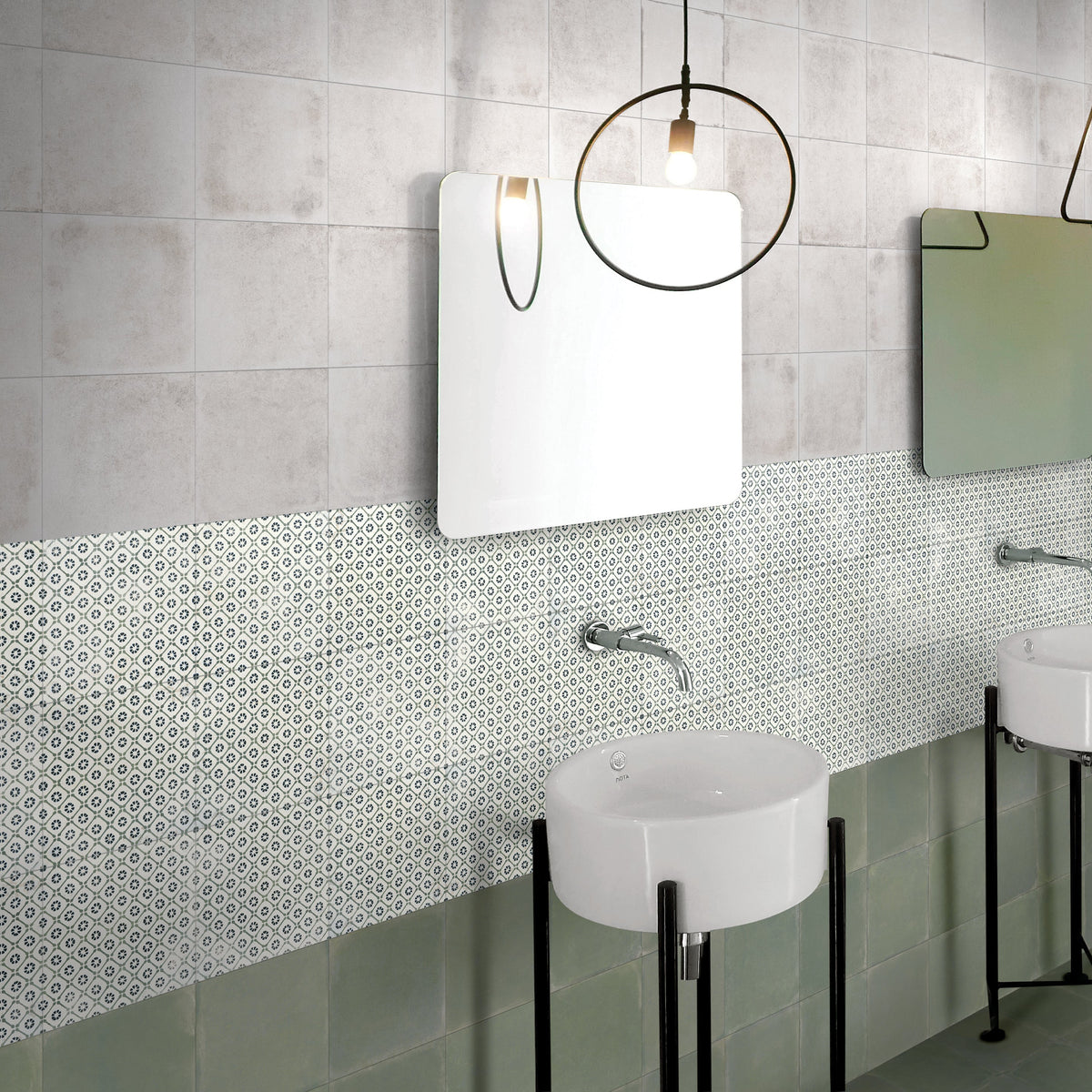 Excella | 8"x8" Porcelain Decorative Floor & Wall Tile