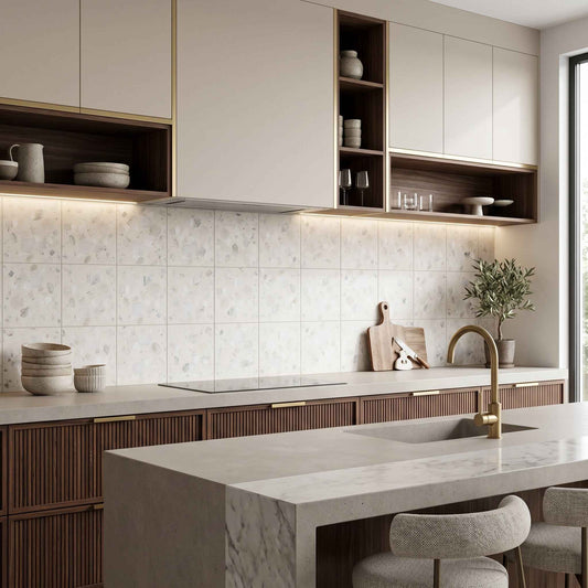 Terrazzo Living | 8"x8" Terrazzo Floor & Wall Tile