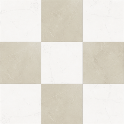 Sophia Checkerboard | 12"x12" Porcelain Marble Look Floor & Wall Tile