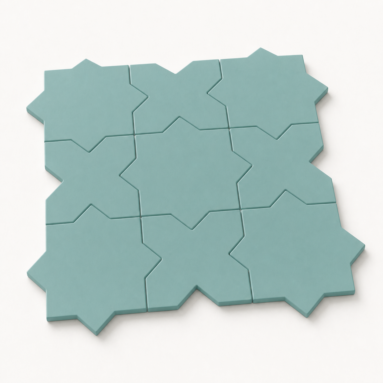 Porto Star+Cross | 6.1" x 11.9" Porcelain Floor & Wall Tile