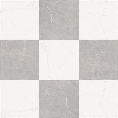 Sophia Checkerboard | 12"x12" Porcelain Marble Look Floor & Wall Tile