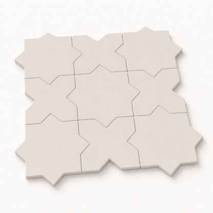 Porto Star+Cross | 6.1" x 11.9" Porcelain Floor & Wall Tile