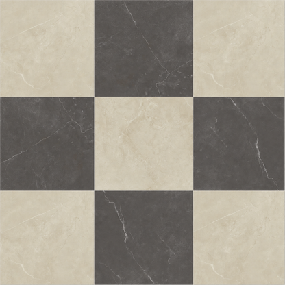 Sophia Checkerboard | 12"x12" Porcelain Marble Look Floor & Wall Tile