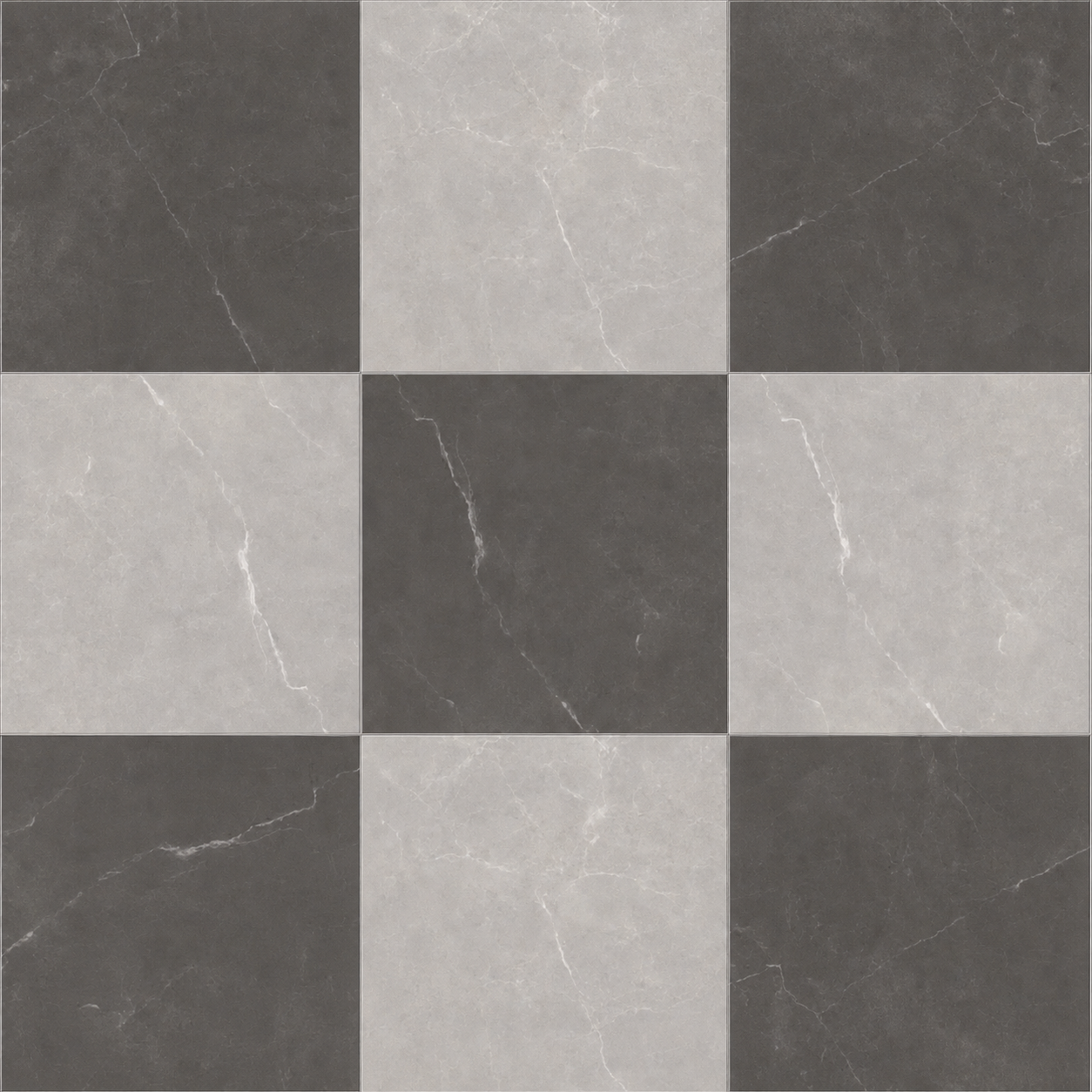 Sophia Checkerboard | 12"x12" Porcelain Marble Look Floor & Wall Tile