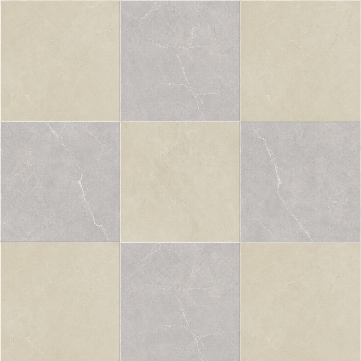 Sophia Checkerboard | 12"x12" Porcelain Marble Look Floor & Wall Tile