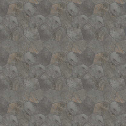 Bergen | 12"x12" Porcelain Leaves Mosaic Tile