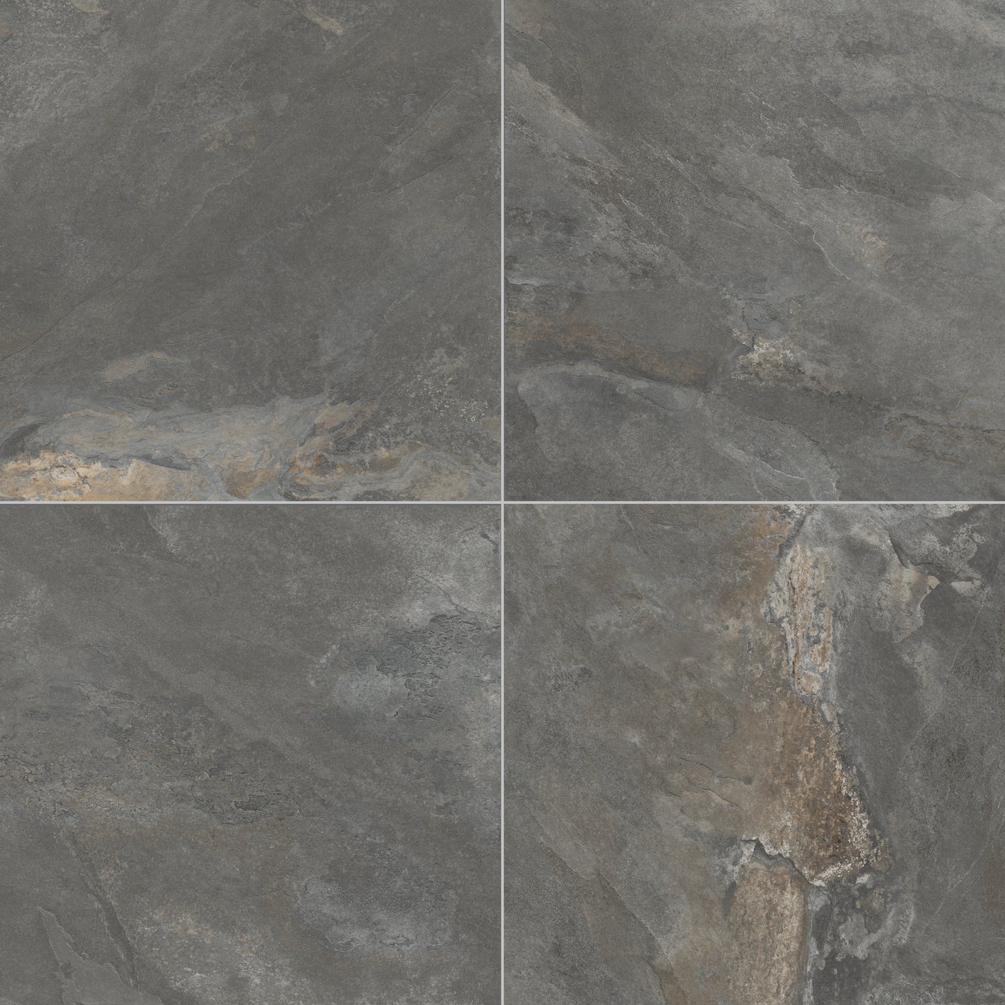 Bergen 24"x24" Porcelain Stone Look Floor & Wall Tile
