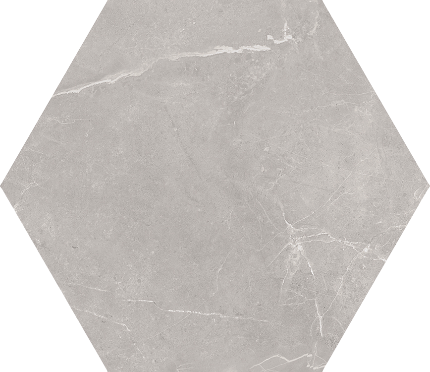Sophia Hexagons | 8"x9" Porcelain Marble Look Floor & Wall Tile
