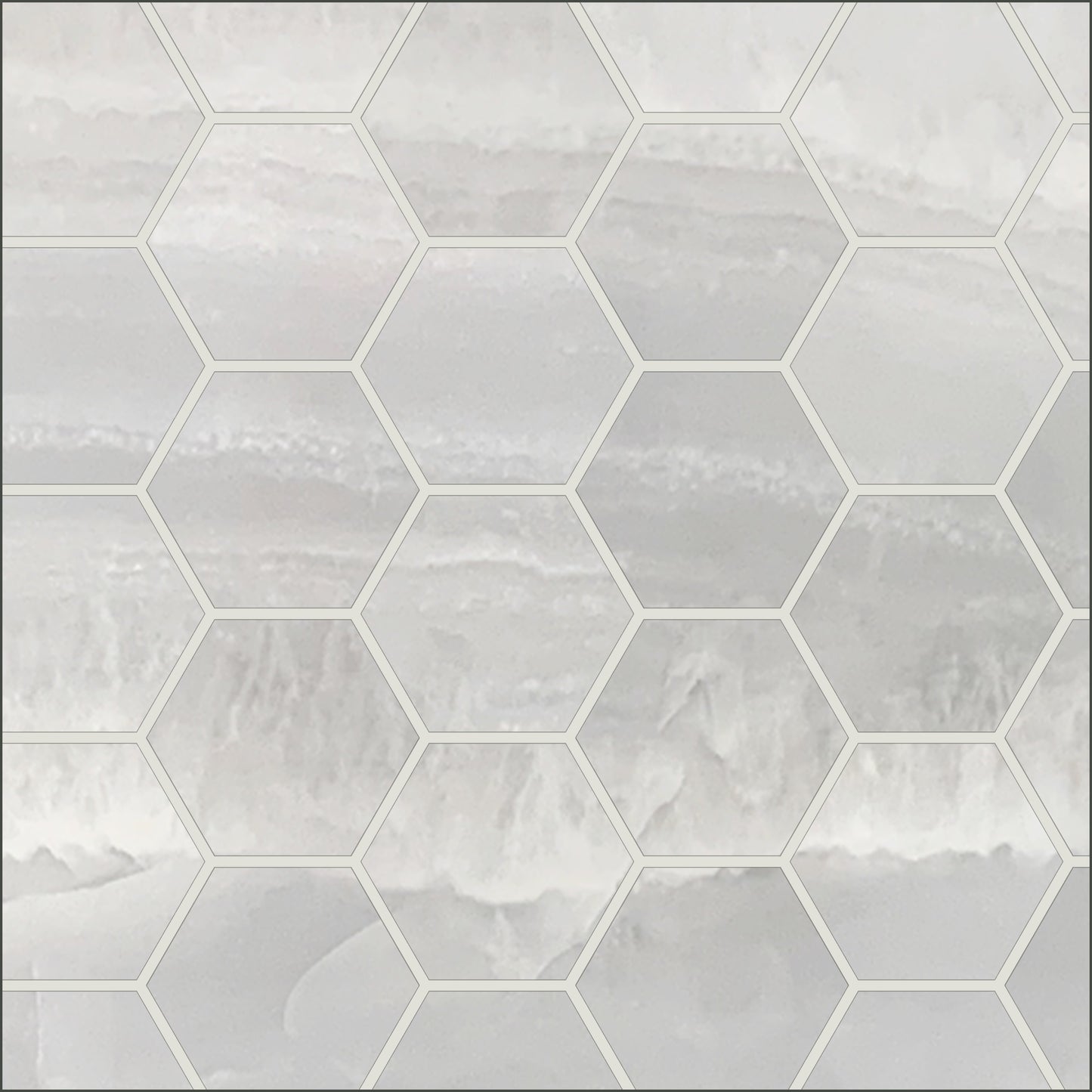 Italian Onyx | 3" Hexagon Porcelain Mosaic Wall & Floor Tile