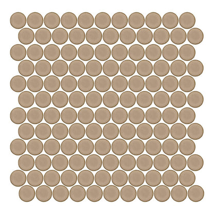 Stream | 1.25" Porcelain Penny Round Mosaic Tile