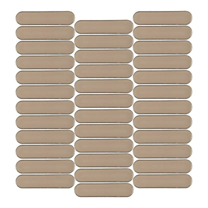 Stream | 1"x4" Porcelain Elongated Oval Mosaic Tile