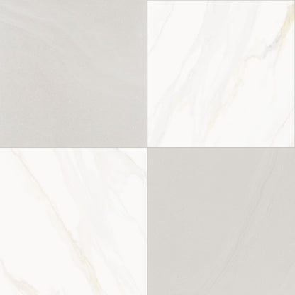 Precious Checkerboard | 24"x24" Marble Look Floor & Wall Tile