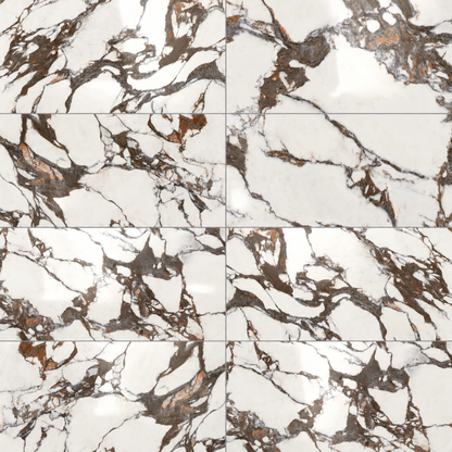 Marmi de Rosso | 12"x24" Marble Look Porcelain Floor & Wall Tile