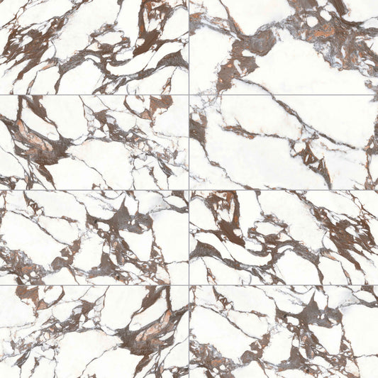 Marmi de Rosso | 12"x24" Marble Look Porcelain Floor & Wall Tile