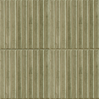 Kit Kat | 6"x6" Porcelain Fluted Wall Tile