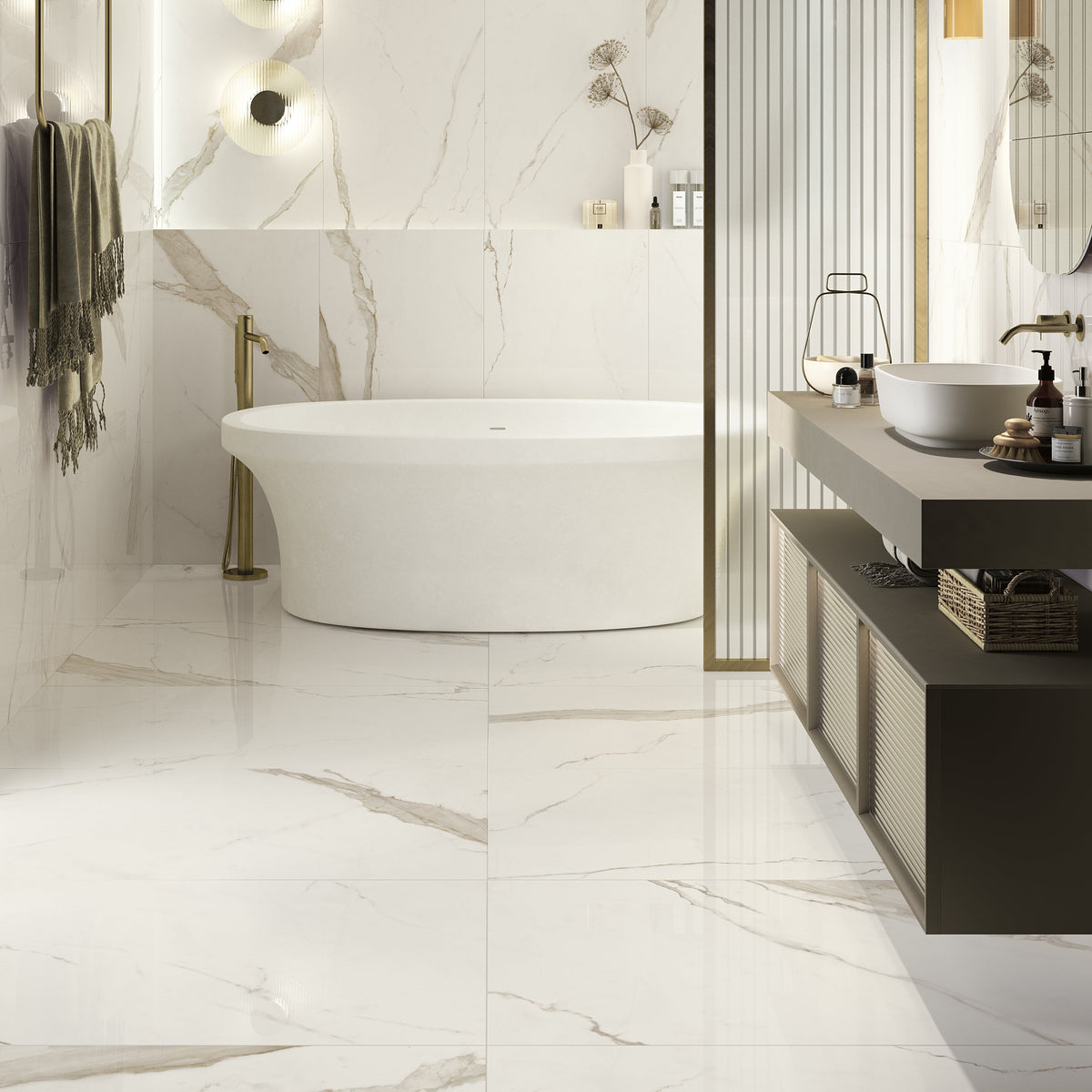 Nature | 24"x48" Porcelain Stone Look Floor & Wall Tile