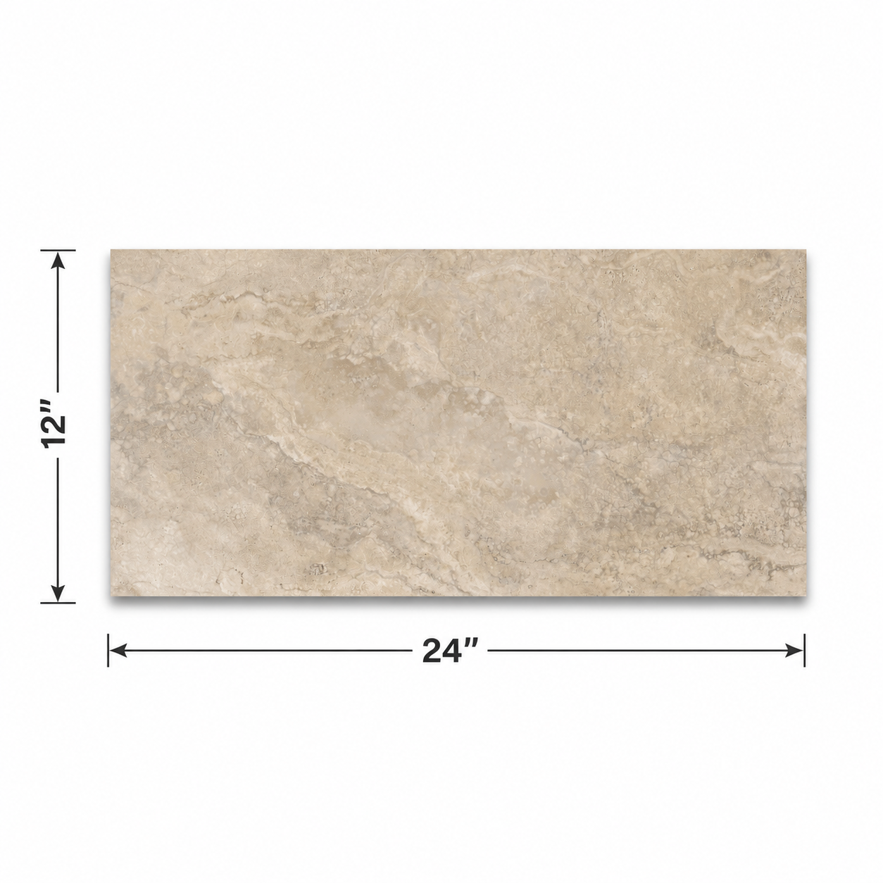 Roma | 12"x24" Porcelain Stone Look Floor & Wall Tile