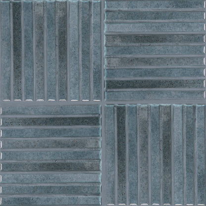 Kit Kat | 6"x6" Porcelain Fluted Wall Tile
