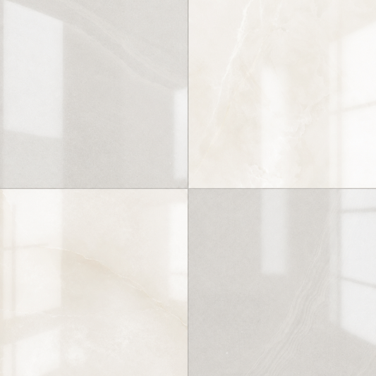 Precious Checkerboard | 24"x24" Marble Look Floor & Wall Tile