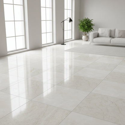 Precious Checkerboard | 24"x24" Marble Look Floor & Wall Tile