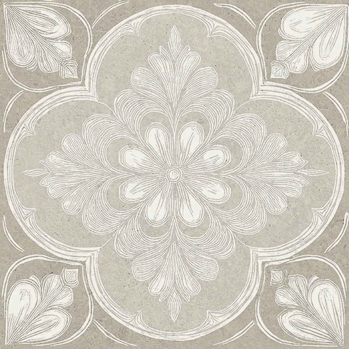 SS-A044071 | Flora Moda 6"x6" (Siena Taupe) - SAMPLE