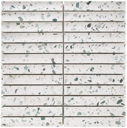 Terrazzo Living | 1"x6" Terrazzo Mosaic Wall Tile