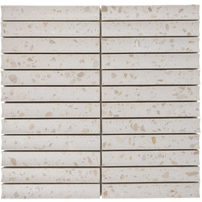 Terrazzo Living | 1"x6" Terrazzo Mosaic Wall Tile