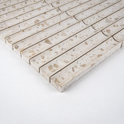 Terrazzo Living | 1"x6" Terrazzo Mosaic Wall Tile