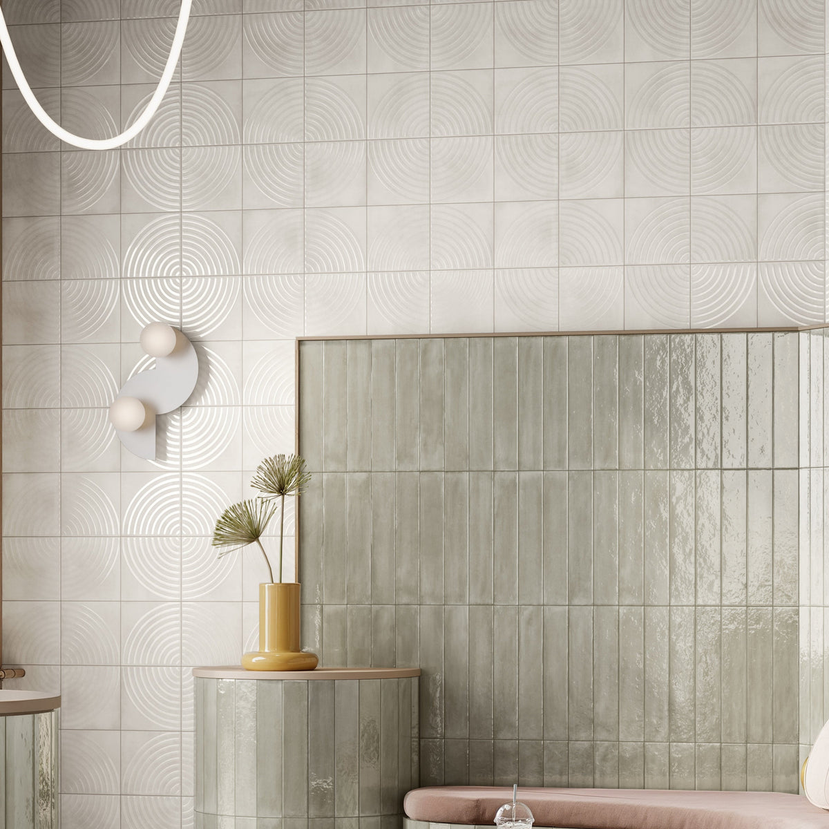 Auralis | 8"x8" Porcelain Deco Floor & Wall Tile