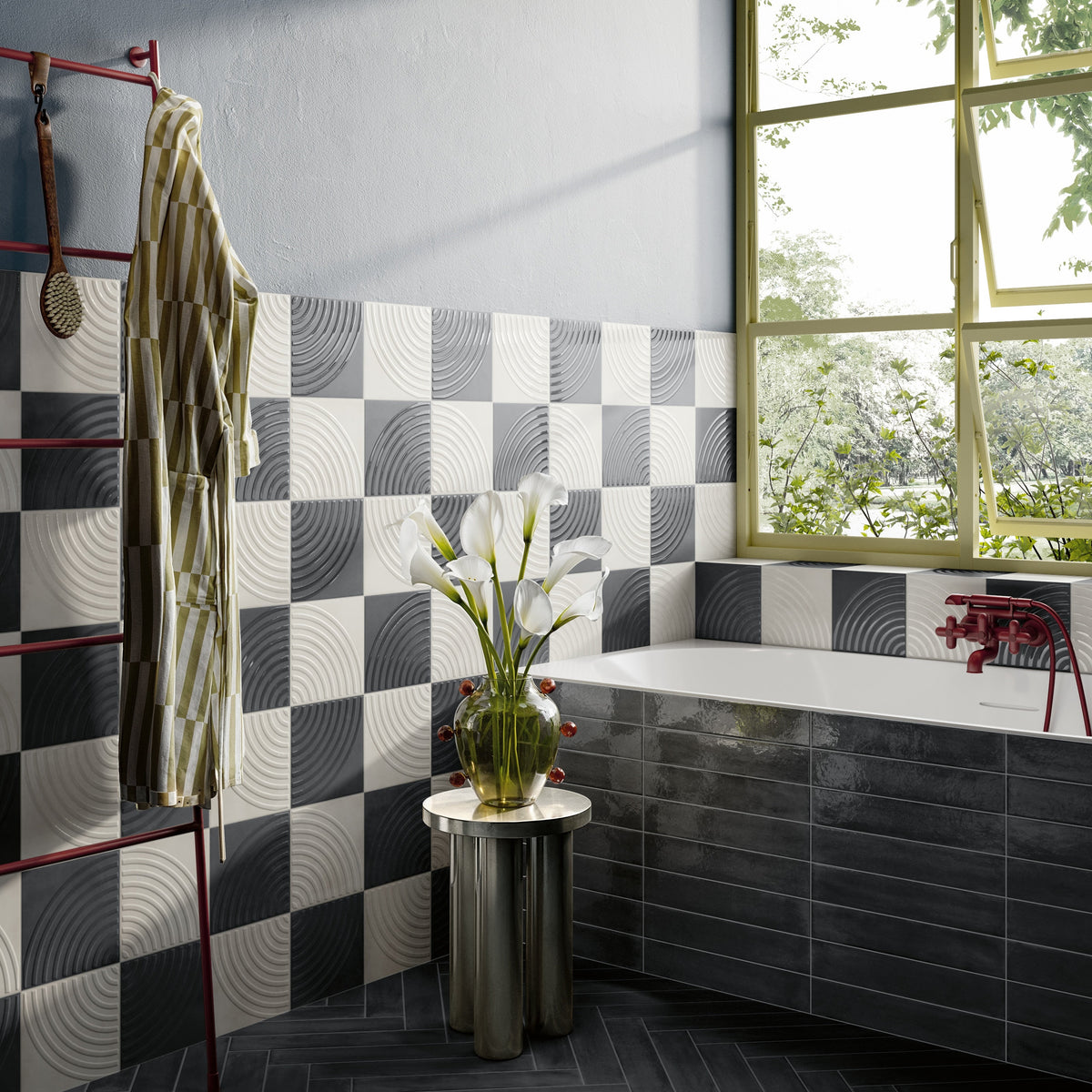 Auralis | 8"x8" Porcelain Deco Floor & Wall Tile