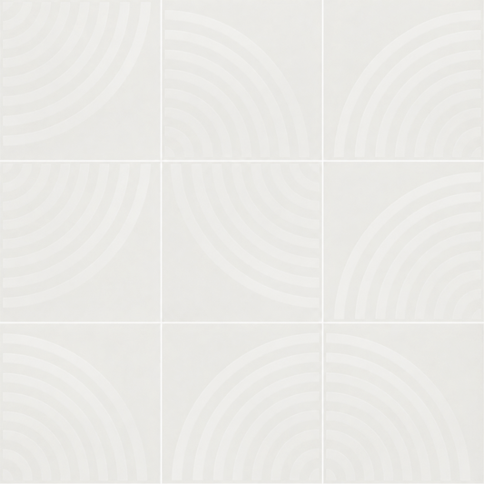 Auralis | 8"x8" Porcelain Deco Floor & Wall Tile