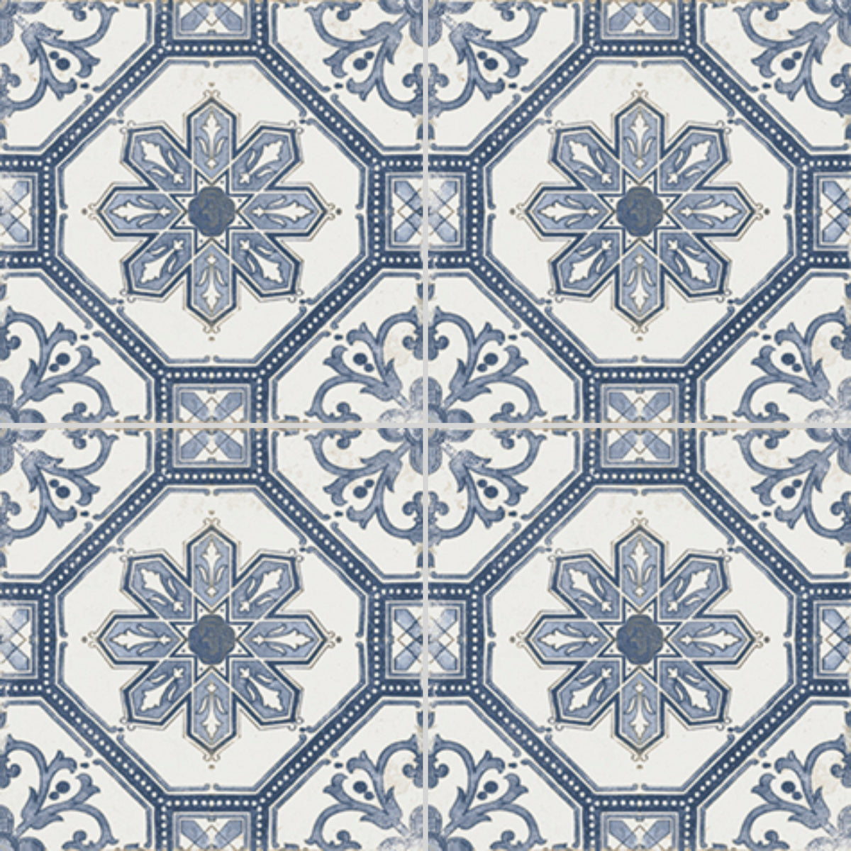 Excella | 8"x8" Porcelain Decorative Floor & Wall Tile