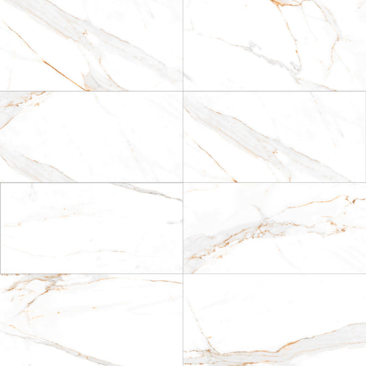 Regal Carrara Gold | 24"x48" Porcelain Marble Look Floor & Wall Tile