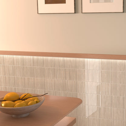 Kit Kat | 6"x6" Porcelain Fluted Wall Tile