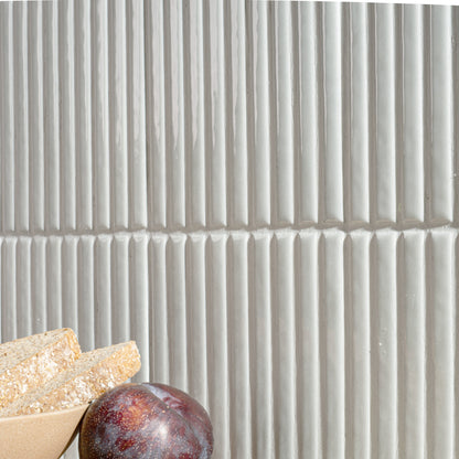 Kit Kat | 6"x6" Porcelain Fluted Wall Tile
