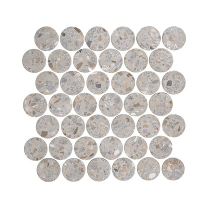 Terrazzo Living | 2" Penny Terrazzo Mosaic Floor & Wall Tile